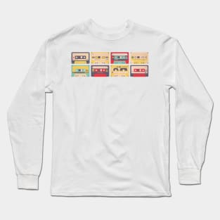 Retro Music Collection Long Sleeve T-Shirt